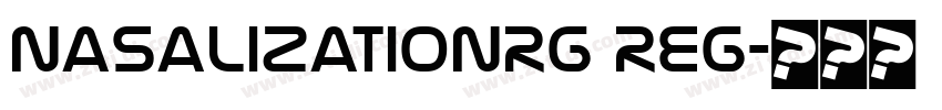 NasalizationRg Reg字体转换